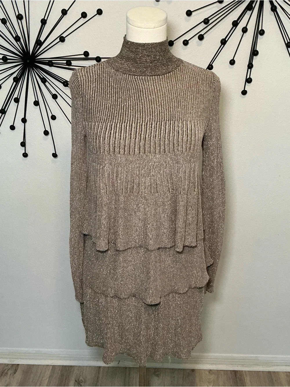 zara beige knit dress ZARA CROCHET KNIT DRESS LIMITED EDITION ECRU WHITE BEIGE S,M REF. 1957/005  NEW
